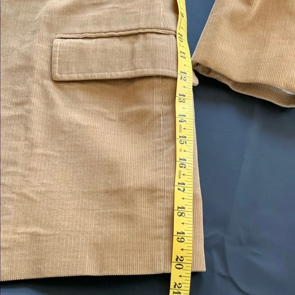 Vintage John Peel Tan Corduroy Sport Coat Blazer 44L Men’s Classic Preppy